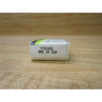Littelfuse 3AG-1A Fuse Cross Ref 4XH40 318 Pigtail, Jagged Wire (Pack of 10)