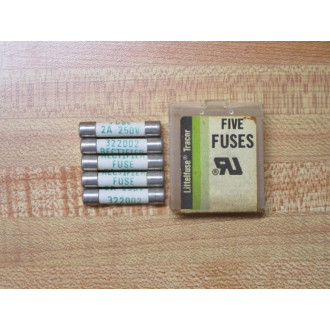 Littelfuse 0322002 Tracor Fuse 322-2A 0332002 White (Pack of 10)