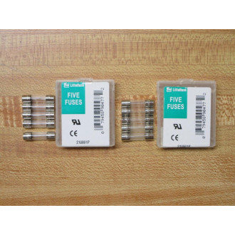Littelfuse 218001P Fuse Cross Ref 1CD09 Fine Wire Element (Pack of 5)