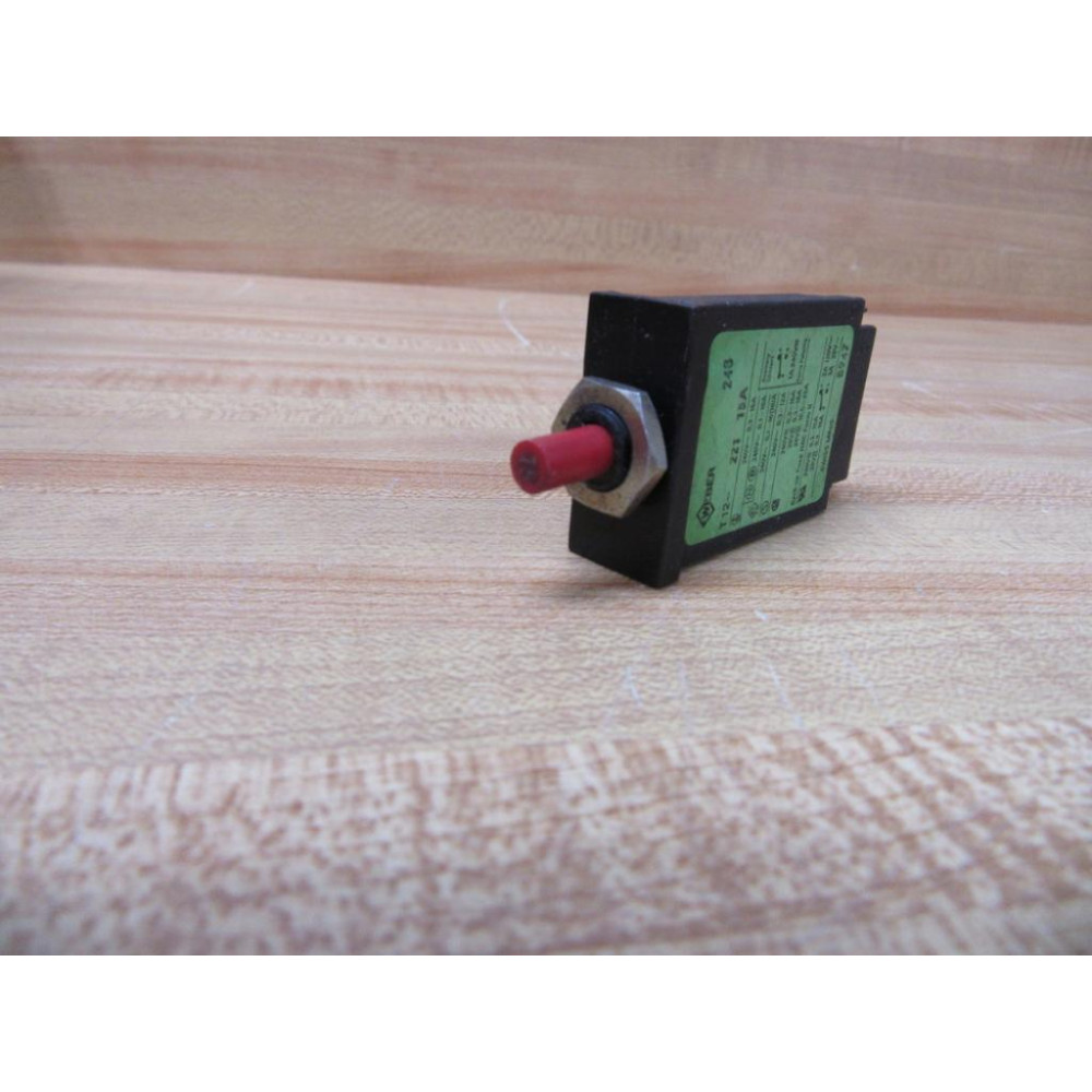 Weber T12-221 15A Circuit Breaker 15 Amp T1222115A - Used