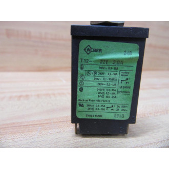 Weber T12-221 3.0A Circuit Breaker 3.0A T1222130A - Used