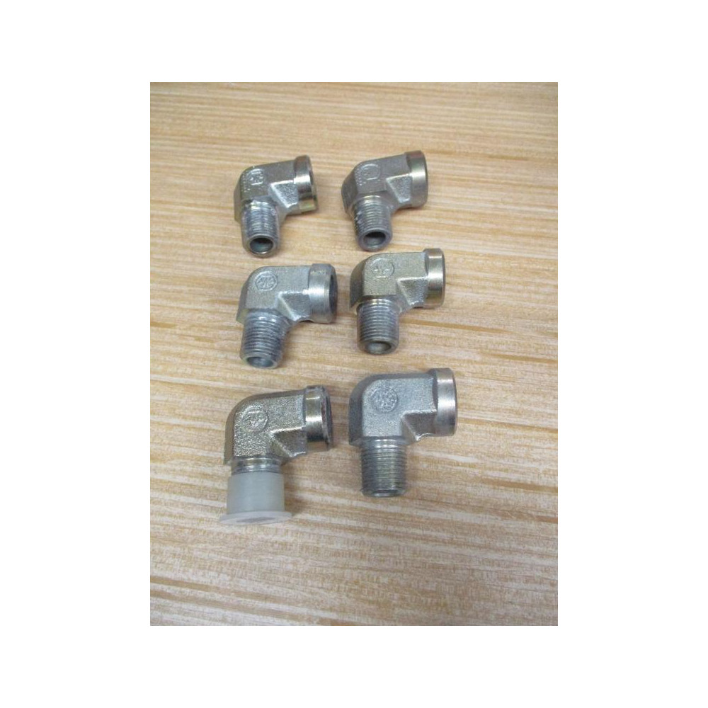Weatherhead C3409X6 Eaton 90° Elbow 2089-6-6S (Pack of 6) - New No Box