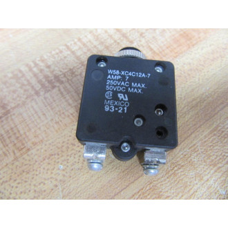 Potter & Brumfield W58-XC4C12A-7 Circuit Breaker 7A W58XC4C12A7 - New No Box