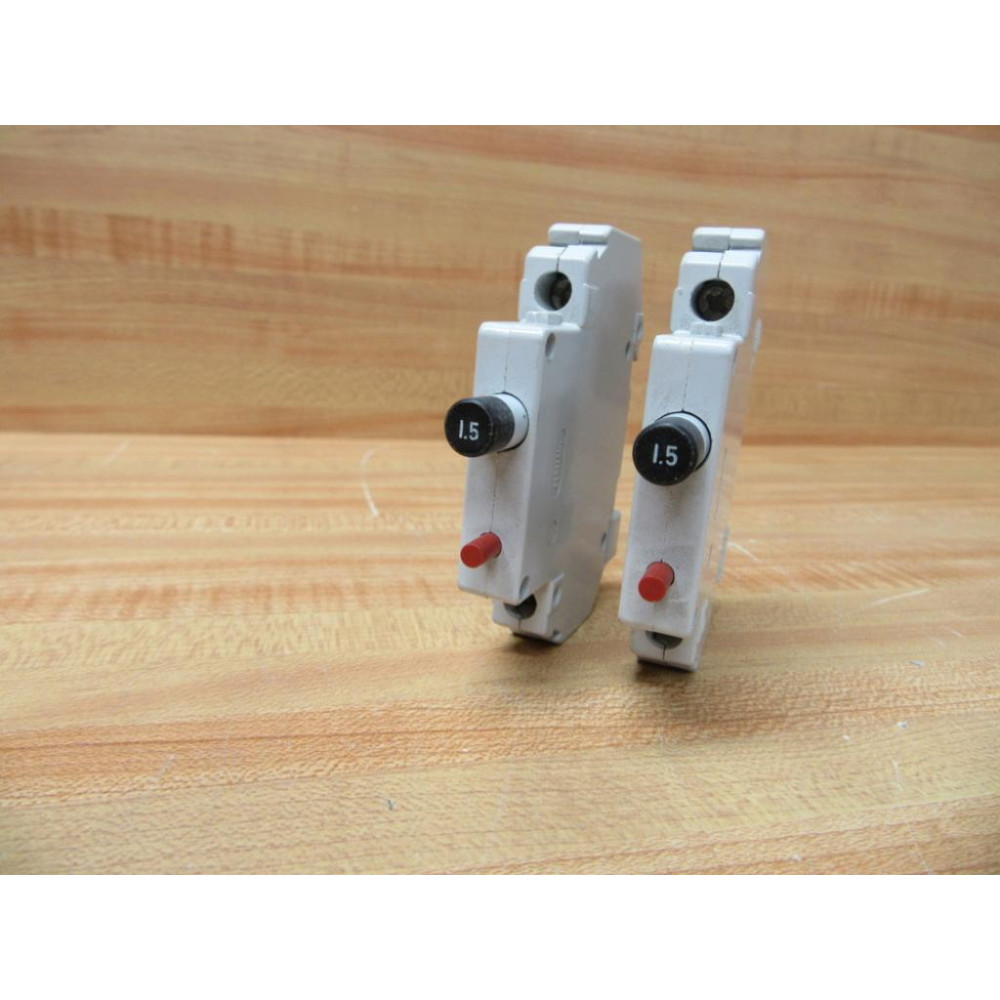 Weidmuller 910140 Circuit Breaker 1.5 Amp MCB-1.5 (Pack of 2) - New No Box