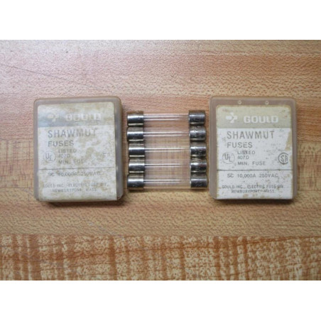 Gould Shawmut Ferraz Mersen GGC110 Fuse Cross Ref 5LAW1 Fine Wire (Pack of 10)