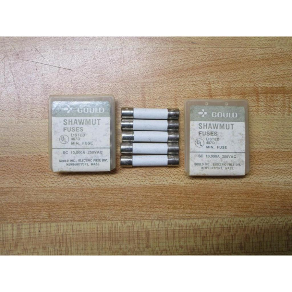 Gould Shawmut Ferraz Mersen GAB34 Fuse Cross Ref 5LAR1 White (Pack of 10)