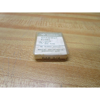 Gould Shawmut Ferraz Mersen GAB34 Fuse Cross Ref 5LAR1 White (Pack of 10)