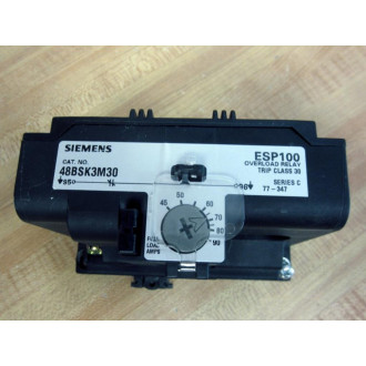 Siemens 48BSK3M30 ESP100 Solid State Overload Relay - Used