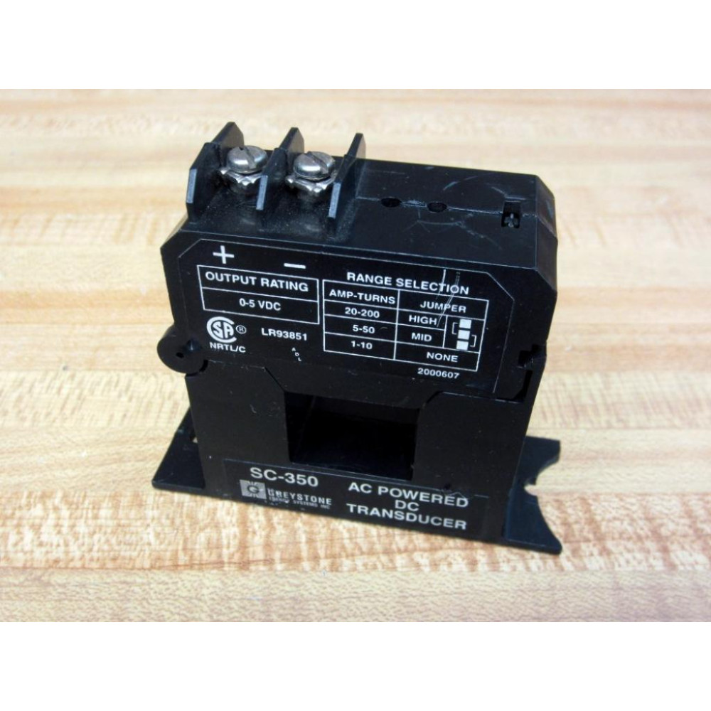 Greystone SC-350 AC Current Sensor SC350 Chipped Housing - Used