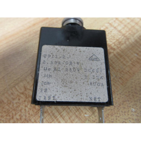 Airpax PP1-2-2.50A-0B-V Circuit Breaker 2.50A PP12250A0BV - Used