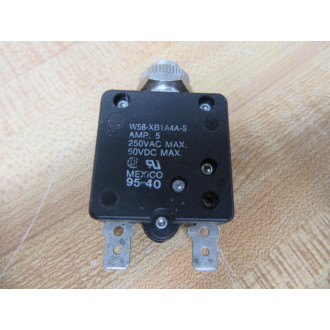 Potter & Brumfield W58-XB1A4A-5 5A Circuit Breaker W58XB1A4A5 - Used