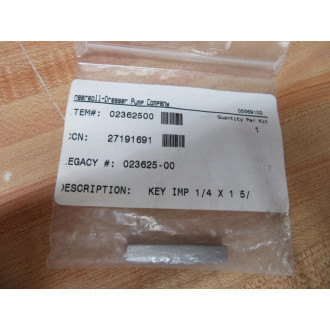 Ingersoll-Rand 02362500 Impeller Key (Pack of 2)