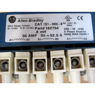 Allen Bradley 1321-3R35-B Line Reactor 162754 - Used