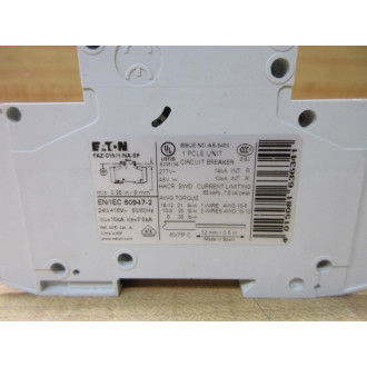 Eaton FAZ-C151-NA-SP 15A Circuit Breaker FAZC151NASP - New No Box