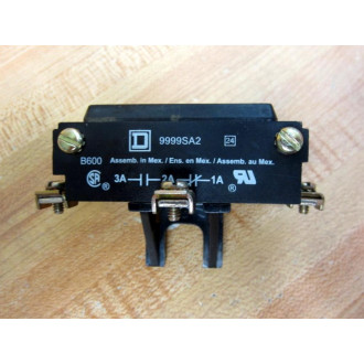 Square D 9999 SA-2 9999SA2 Push Button Kit 86723 Size 00-4 Chipped Housing - Used