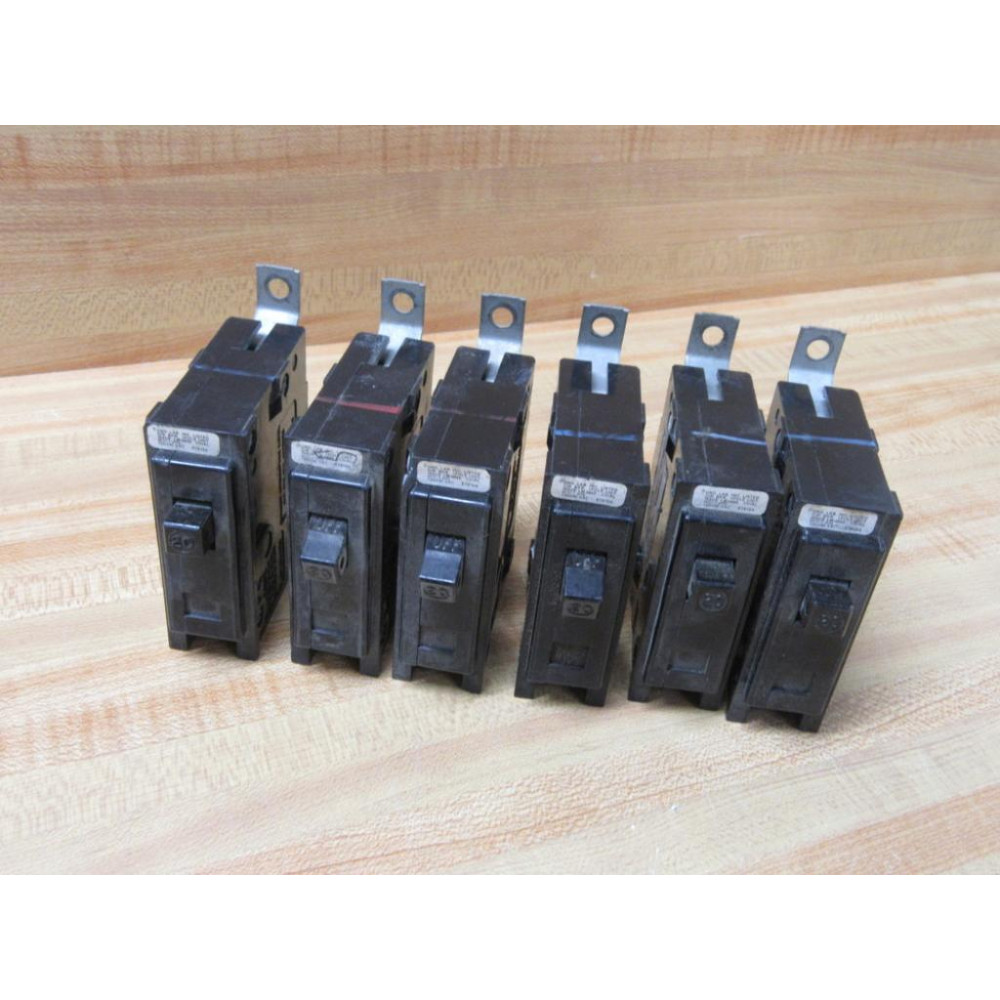 Federal Pacific BAB120 FPE Circuit Breaker 20 Amp (Pack of 6) - Used