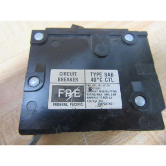 Federal Pacific BAB120 FPE Circuit Breaker 20 Amp (Pack of 6) - Used