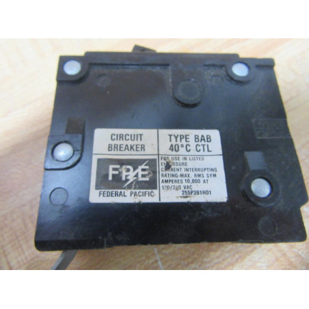 Federal Pacific BAB120 FPE Circuit Breaker 20 Amp (Pack of 6) - Used