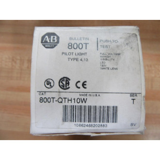 Allen Bradley 800T-QTH10W Push Button Switch