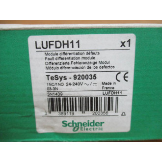 Schneider LUFDH11 TeSys Fault Differentiation Module 920035