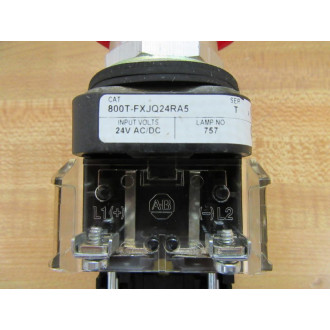 Allen Bradley 800T-FXJQ24RA5 Button w(2) 800T-XD4 & 800T-Blank - New No Box