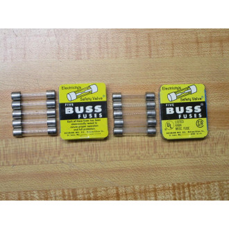 Buss F02A 250V 3A Bussmann Fuse F02A-3A Jagged Wire Element (Pack of 10)