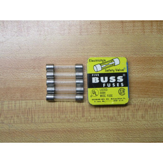 Buss F02A 250V 3A Bussmann Fuse F02A-3A Jagged Wire Element (Pack of 10)
