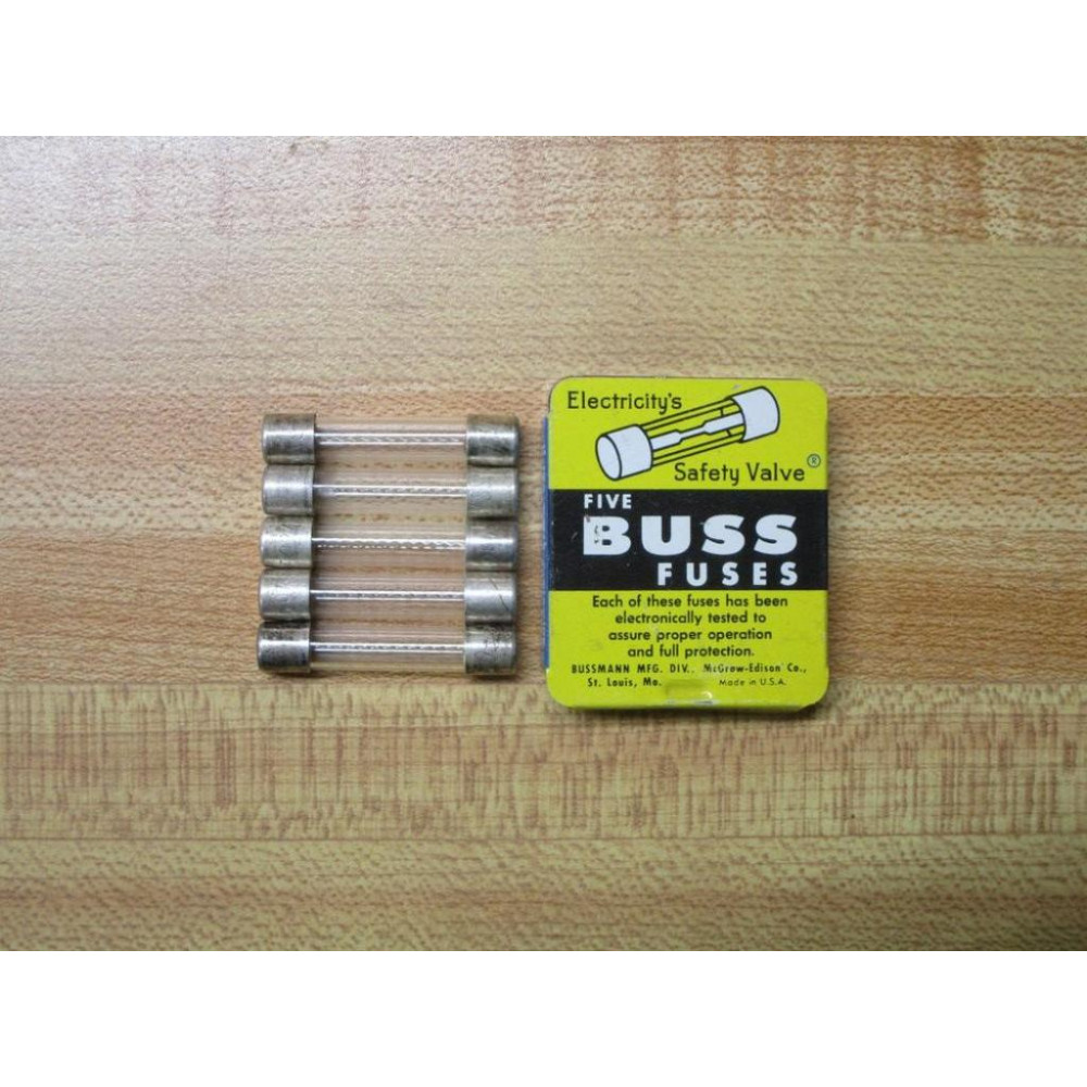 Buss F02A 125V 10AS Bussmann Fuse F02A-10A Jagged Wire (Pack of 5)