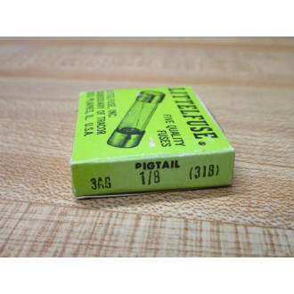 Littelfuse 3AG-18A Fuse Cross Ref 4XH36 318, Pigtail, Fine Wire (Pack of 10) Littelfuse 3AG-18A Fuse Cross Ref 4XH36 318, Pigtail, Fine Wire (Pack of 10)