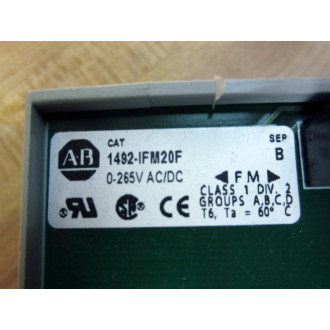 Allen Bradley 1492-1FM20F Digital Interface Module 14921FM20F