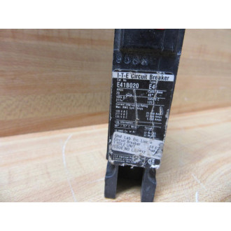 Siemens ITE E41B020 Circuit Breaker 20 Amp - Used