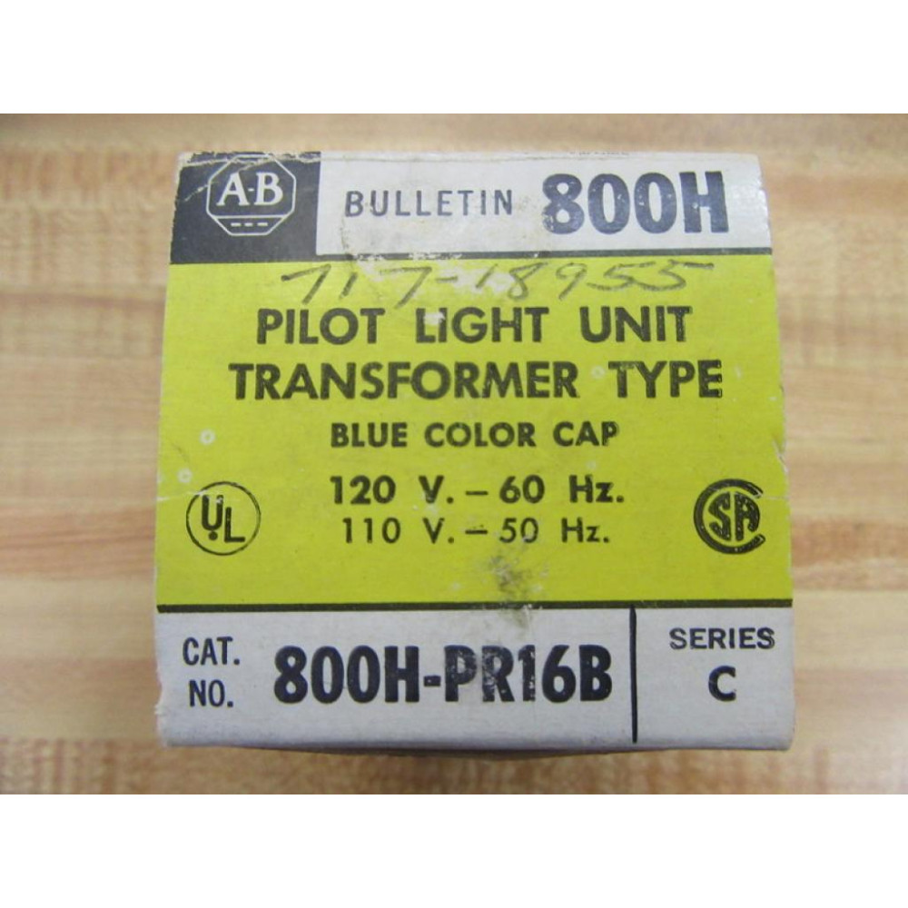 Allen Bradley 800H-PR16 Pilot Light 800H-PR16B Blue