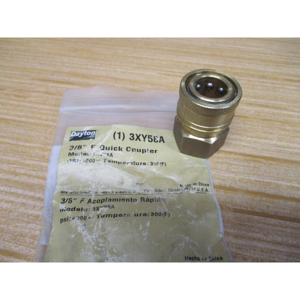 Dayton 3XY58A Quick Coupler 38"
