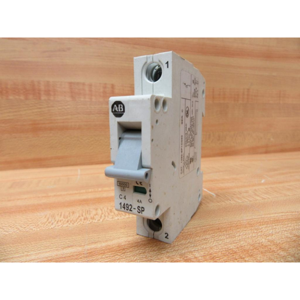 Allen Bradley 1492-SP1C040 Circuit Breaker 4 Amp 1492SP1C040 - Used