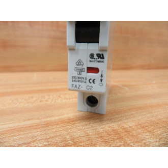 Moeller FAZ-C2 Circuit Breaker 2 Amp FAZC2 - Used