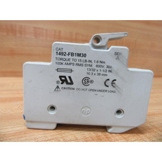 Allen Bradley 1492-FB1M30 Fuse Holder 1492FB1M30 Series A - Used