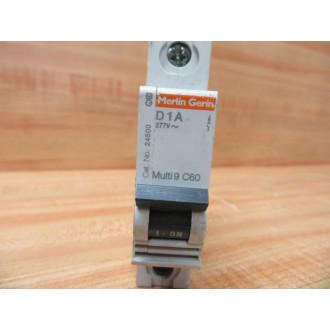 Square D 24500 Merlin Gerin Breaker 1A GM24500 Schneider - Used