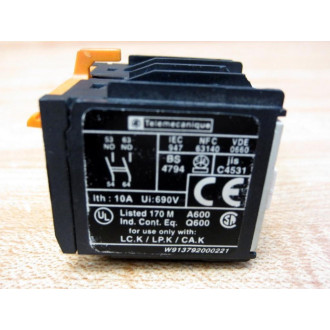 Telemecanique LA1-KN20 Contact Block LA1KN20 - New No Box