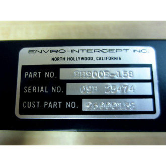 Enviro-Intercept EH900E-158 Cooling Assembly Vent EH900E158 - Used