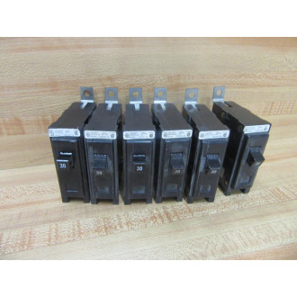 Cutler Hammer BA-130 Eaton Circuit Breaker 30 Amp BA130 (Pack of 6) - Used