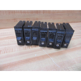 General Electric TQL 1120 Circuit Breaker 20 Amp TQL1120 GE (Pack of 7) - Used