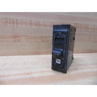 General Electric TQL 1120 Circuit Breaker 20 Amp TQL1120 GE (Pack of 7) - Used