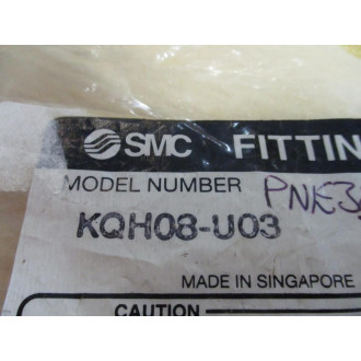 SMC KQH08-U03 Tube Fitting KQH08U03 (Pack of 5)