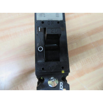 Square D FY-14020-B Circuit Breaker 20A FY14020B WMounting Bracket - Used
