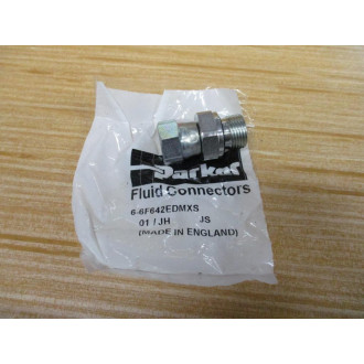 Parker 6-6F642EDMXS 37°Flare, Tube x BSPP Fitting