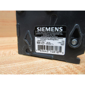 Siemens ITE QP115 Circuit Breaker 15 Amp (Pack of 4) - Used