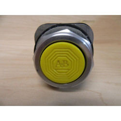 Allen Bradley 800T-A9A Push Button Yellow 800TA9A SER. N - Used