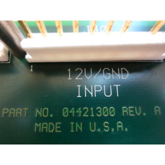 Honeywell Measurex 05421300 Backplane 04421300 - Used