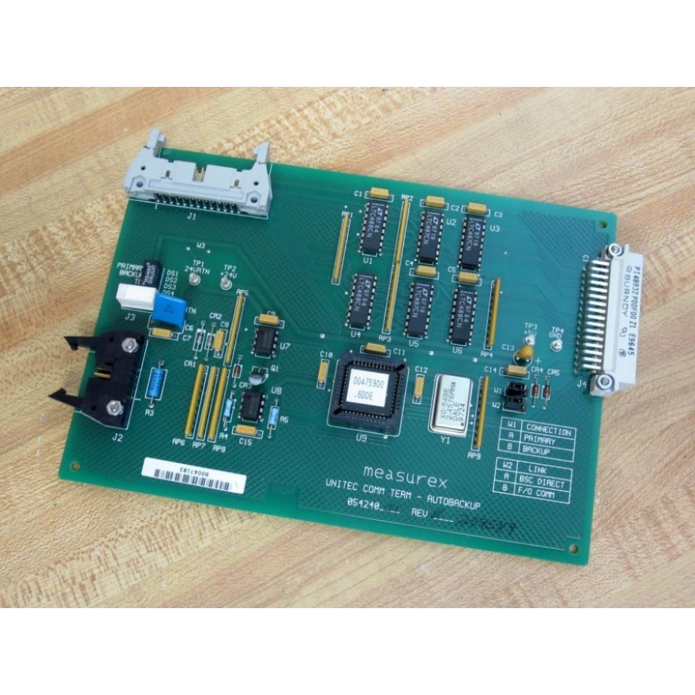 Honeywell Measurex 05424001 Unitec Comm Term-AutoBackup Board 04424001 - Used Honeywell Measurex 05424001 Unitec Comm Term-AutoBackup Board 04424001 - Used