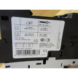 Siemens 3RV1021-0HA10 10A Circuit Breaker 3RV10210HA10 - New No Box